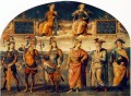 人のアンティーク英雄による不屈の精神と節制 1497 ルネサンス ピエトロ ペルジーノ